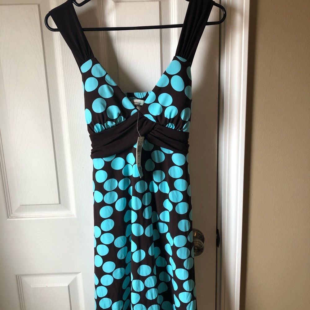 Thick strap short dress